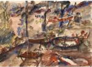 Walchensee-landschaft (walchensee Landscape) by Lovis (Franz Heinrich Louis) Corinth