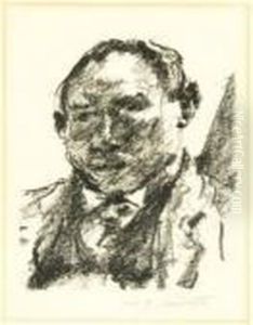 Selbstbildnis by Lovis (Franz Heinrich Louis) Corinth