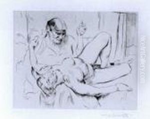 Weissagung by Lovis (Franz Heinrich Louis) Corinth