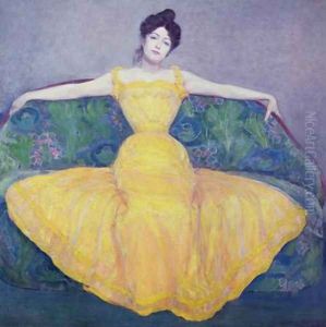 Lady in a Yellow Dress by Max Kurzweil