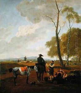 A Rest in Woodland by Wilhelm Alexander Kobell