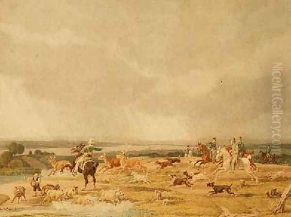 A Stag Hunt - view 1