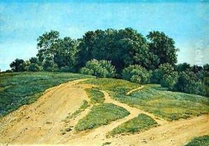 A Track Across the Fields by Wilhelm Alexander Kobell