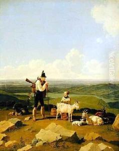 The Deer Hunter by Wilhelm Alexander Kobell