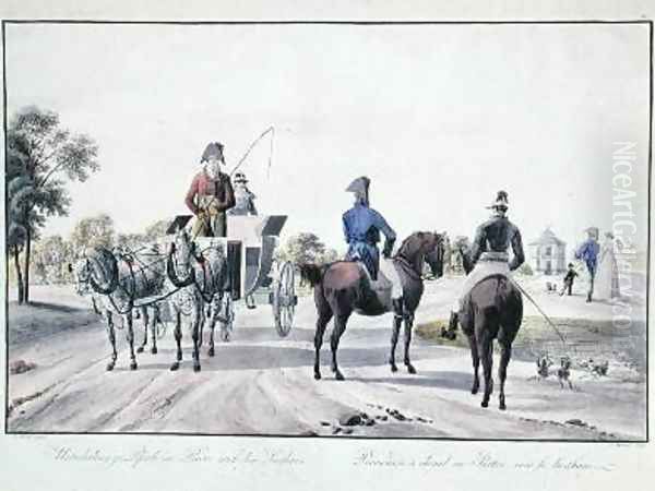 Riding in Prater Park Vienna - view 1
