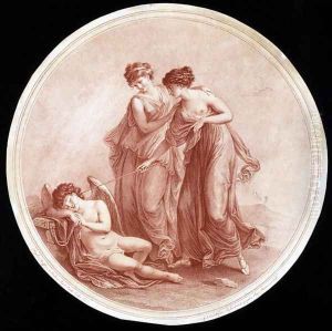 Graces Awakening Cupid by Angelica Kauffmann