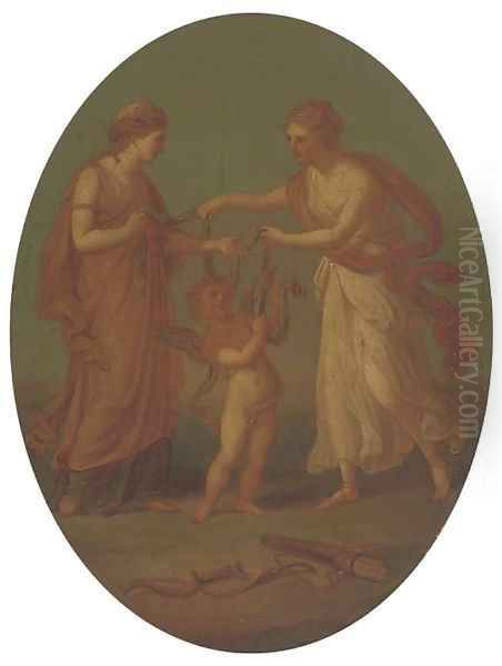 The disarming of Cupid - view 1