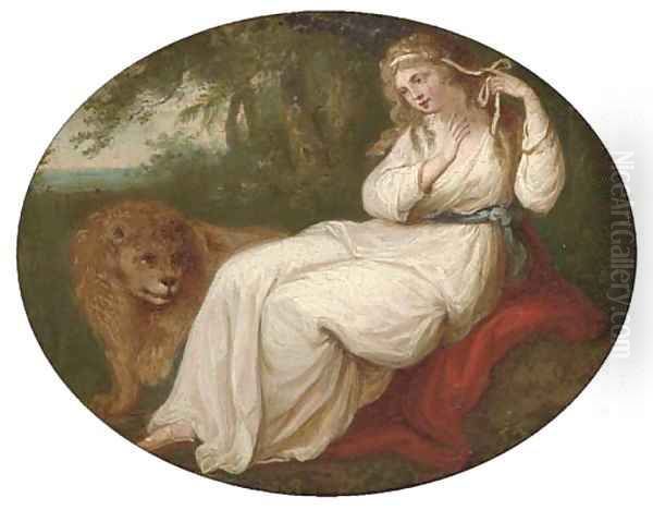 Una and the lion - view 1