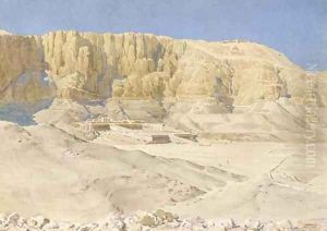 View of the Temple of Hatshepsut, Deir El Bahri, Egypt