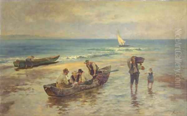 Unloading the catch - view 1