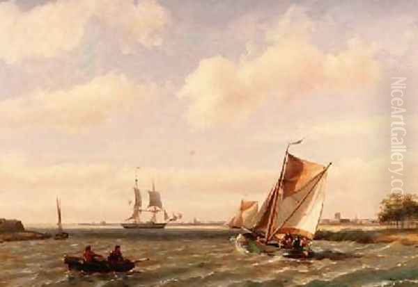 Fishing Boat in an Estuary - view 1