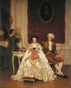 Jealousy by Petrus Renier Hubertus Knarren