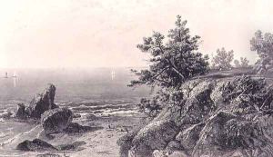 On the Beverly Coast Massachusetts by John Frederick Kensett