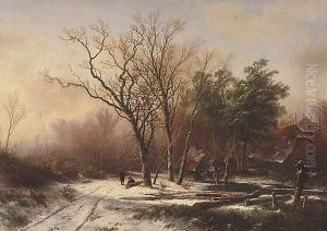 A Winters Evening by P.L.F. Kluyver
