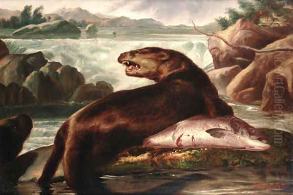Otter and Salmon - view 1