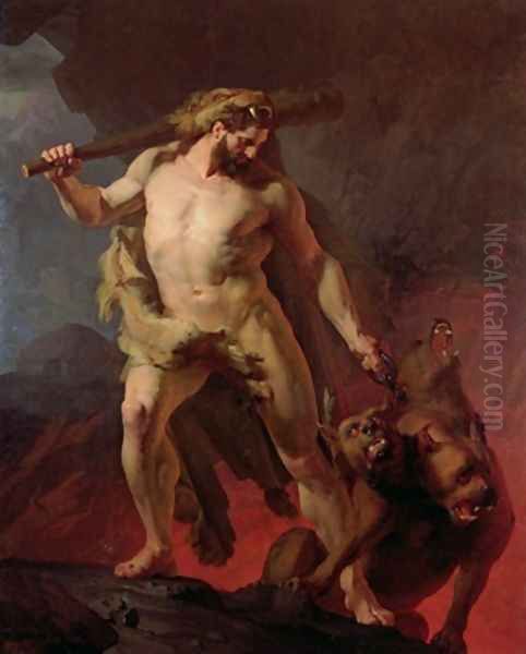 Hercules Removes Cerberus from the Gates of Hell - view 1