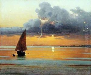 Sunset in the Crimea by Johann Koler