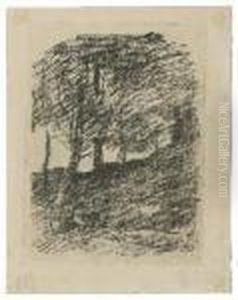 Sous-bois by Jean-Baptiste-Camille Corot