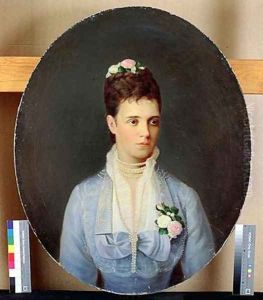 Portrait of the Russian Empress Maria Fyodorovna by Johann Koler