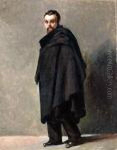 Portrait D'homme Au Manteau Noir - view 1