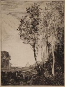 Souvenir D'italie by Jean-Baptiste-Camille Corot