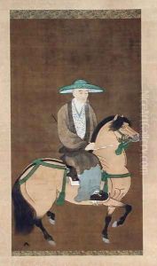 Portrait of Sogi 1421-1501 Japanese