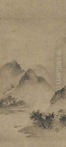 Landscape by Motonobu Kano
