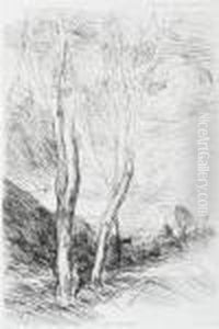 Le Dome Florentin by Jean-Baptiste-Camille Corot