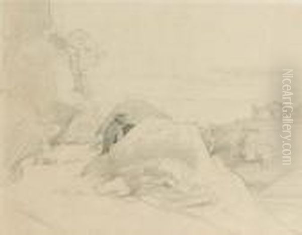 Peintre Sur Le Motif A Ronciglione - view 1