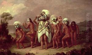 Medicine mask dance by Paul Kane