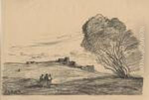 Le Fort Detache by Jean-Baptiste-Camille Corot