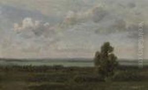 Plaines Orleanaises by Jean-Baptiste-Camille Corot