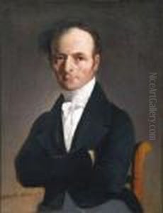 Portrait D'homme by Jean-Baptiste-Camille Corot