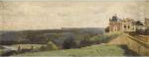 Saint Germain En Laye - La Terrasse by Jean-Baptiste-Camille Corot