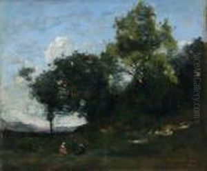 Compositio by Jean-Baptiste-Camille Corot