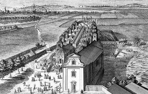 View of Calvary Hill near Vienna by Salomon Kleiner