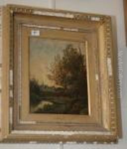 Figures In A Landscape by Jean-Baptiste-Camille Corot
