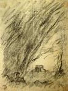 Italienischen Landschaft by Jean-Baptiste-Camille Corot