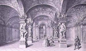 The Hall Sala Terrena of the Upper Belvedere in Vienna by Salomon Kleiner