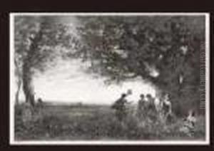 Dance Antique by Jean-Baptiste-Camille Corot