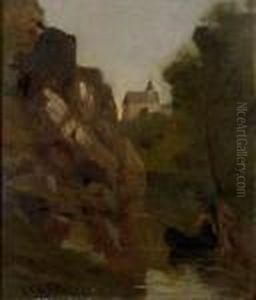 Dans Le Morvan by Jean-Baptiste-Camille Corot