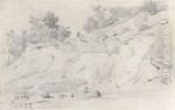 Etude De Carrieres A Fontainebleau - view 1