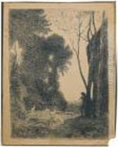 Quarante Cliches-glace De Corot by Jean-Baptiste-Camille Corot
