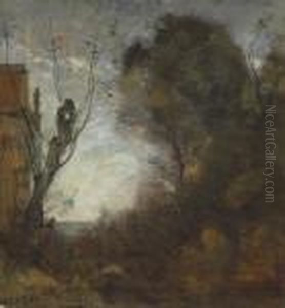 Souvenir D'une Villa Italienne, Effet Du Soir - view 1