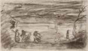 The Destruction Of Sodom by Jean-Baptiste-Camille Corot