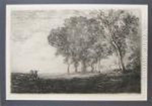 Paysage D'italie by Jean-Baptiste-Camille Corot