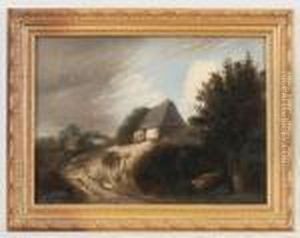 Entourage De - Paysage Avec Ferme