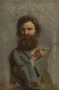 Head Of Bearded Man (a Study For The Baptism Of Christ)