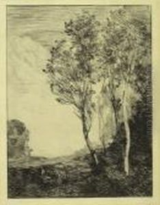 Souvenir D""""italie by Jean-Baptiste-Camille Corot