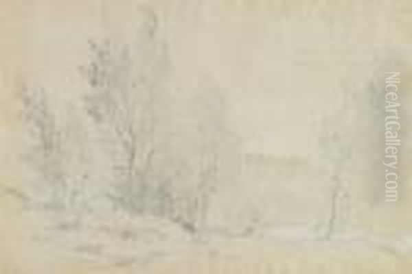 Esquisse Legere De Ville D'avray, Vers 1845-1850 - view 1